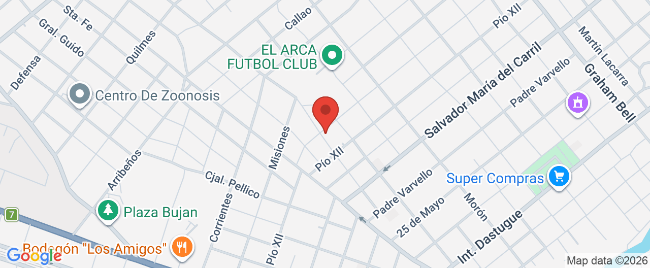 Mapa de la ubicación