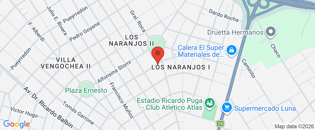 Mapa de la ubicación
