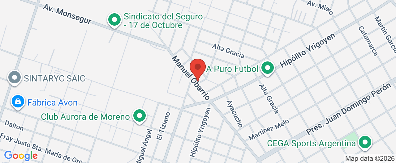 Mapa de la ubicación