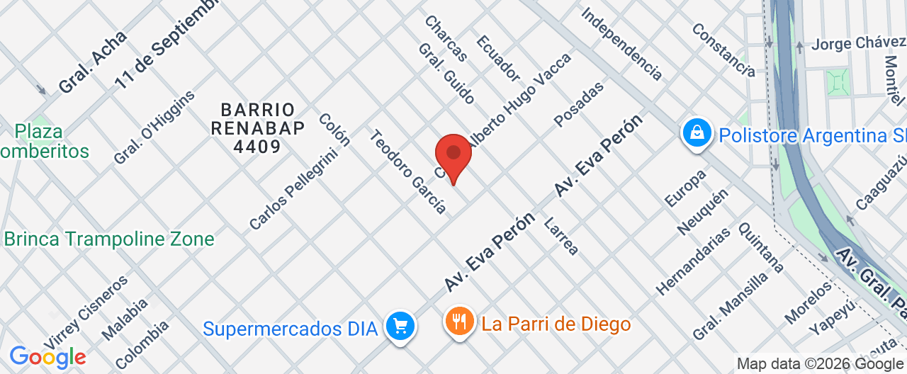 Mapa de la ubicación