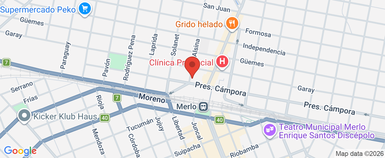 Mapa de la ubicación