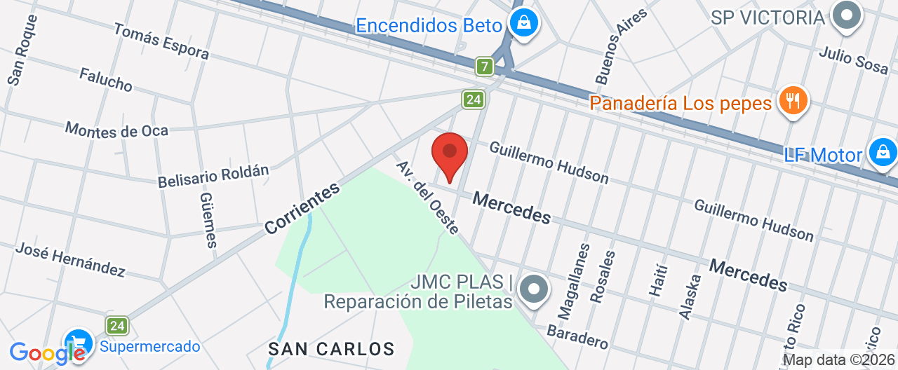 Mapa de la ubicación