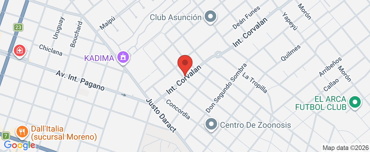 Mapa de la ubicación