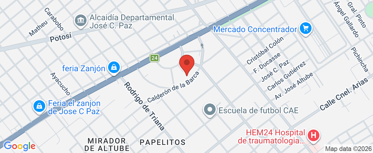 Mapa de la ubicación
