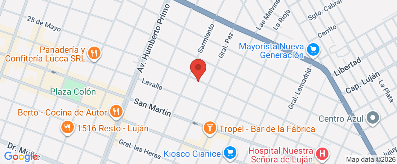 Mapa de la ubicación