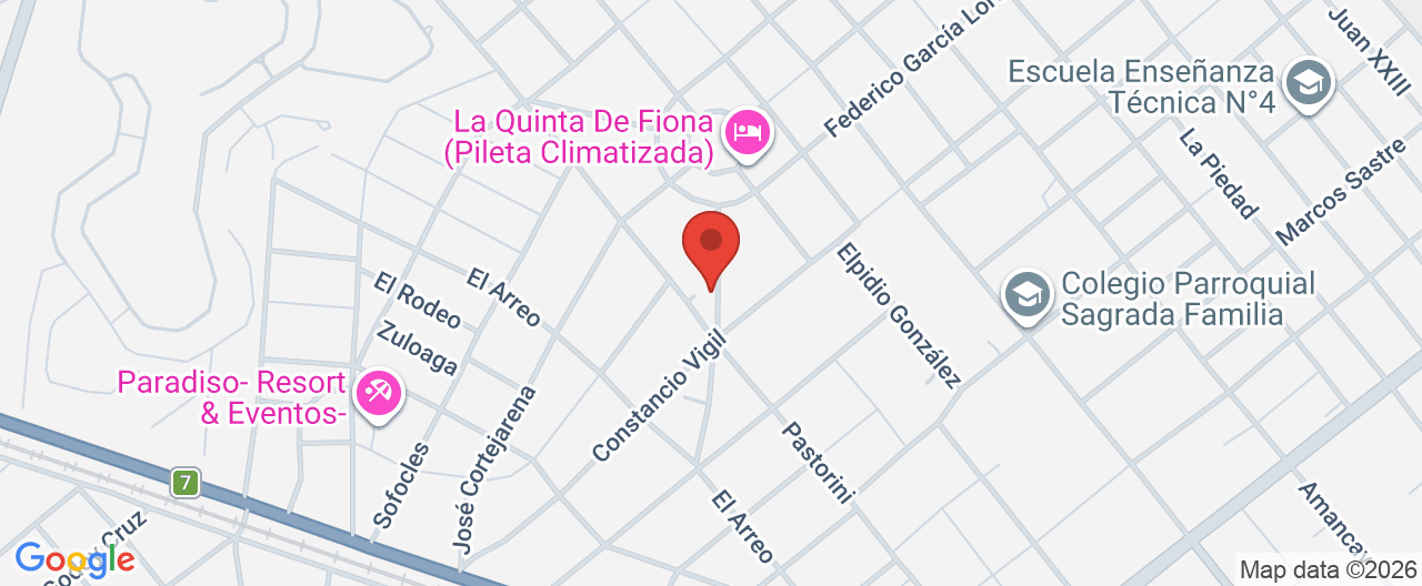 Mapa de la ubicación