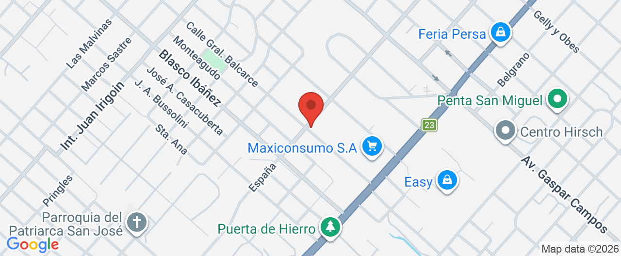 Mapa de la ubicación