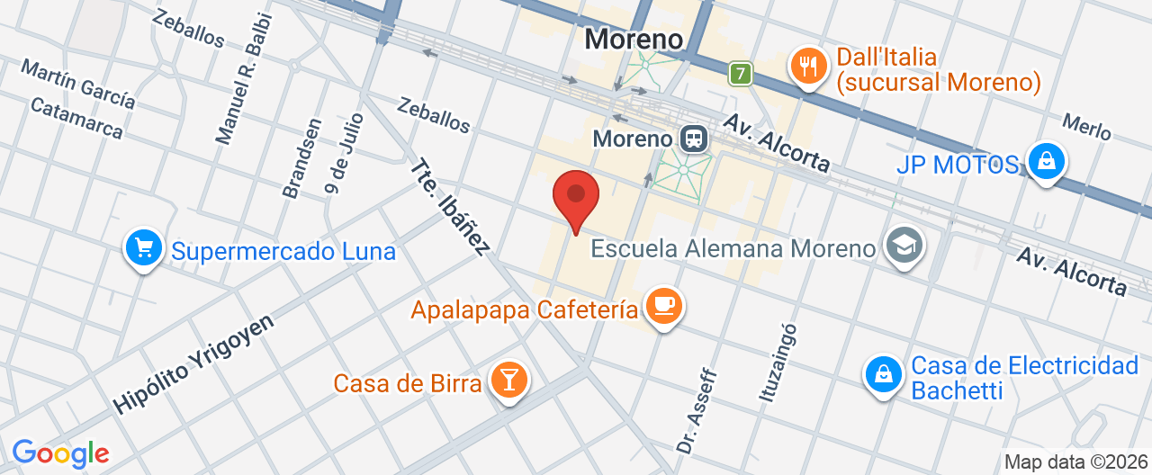 Mapa de la ubicación