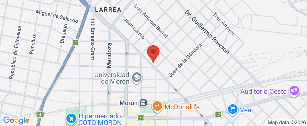 Mapa de la ubicación