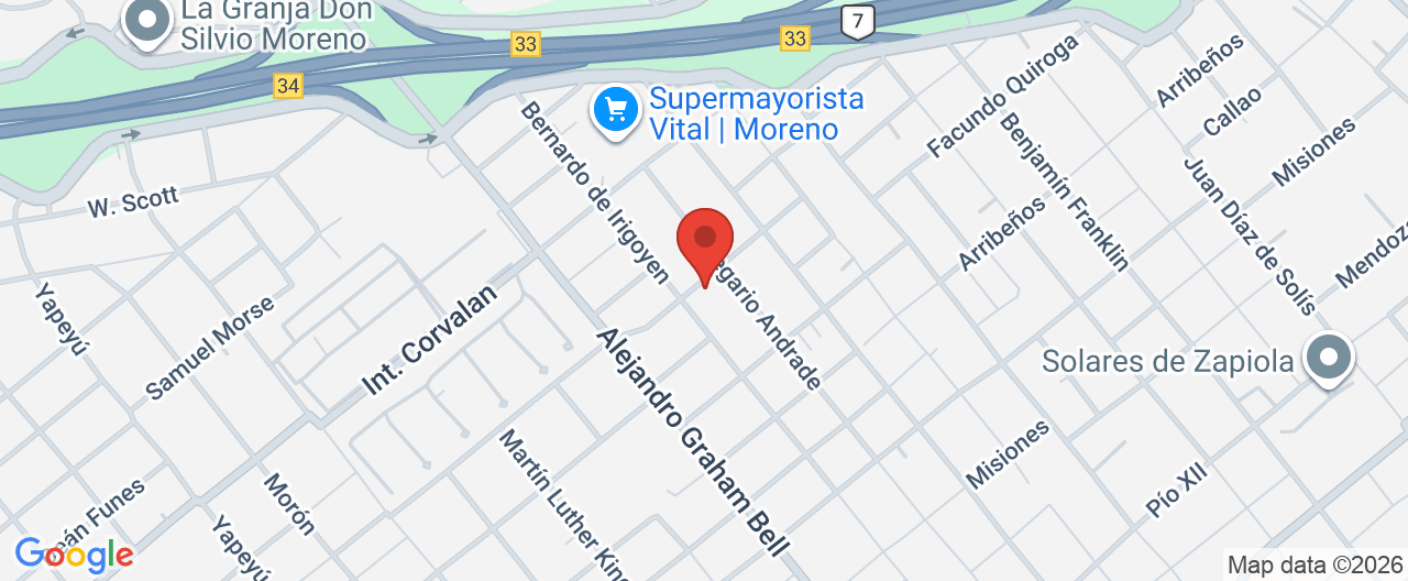 Mapa de la ubicación