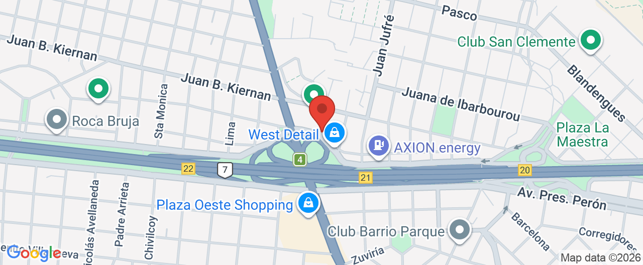 Mapa de la ubicación
