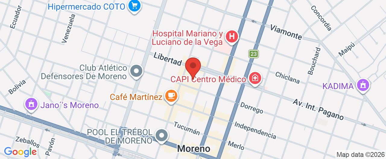 Mapa de la ubicación