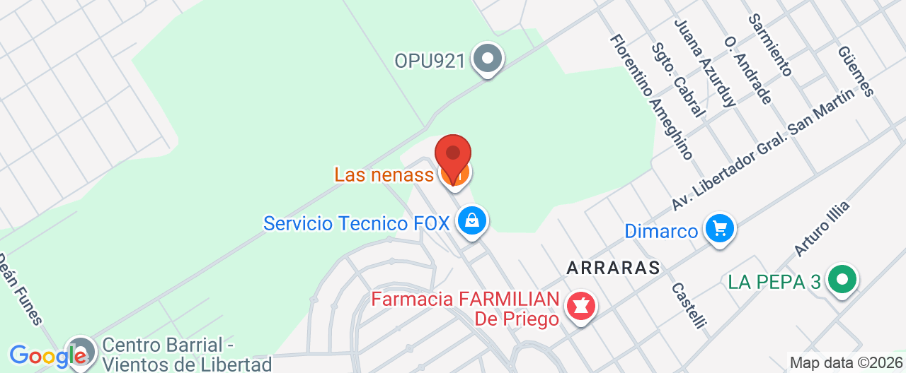 Mapa de la ubicación