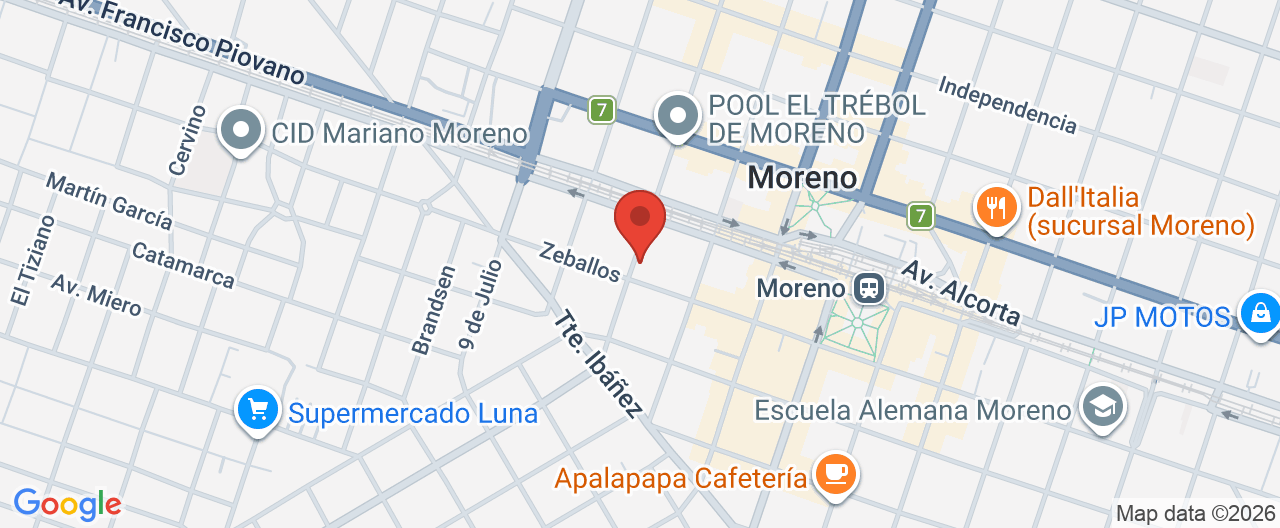 Mapa de la ubicación