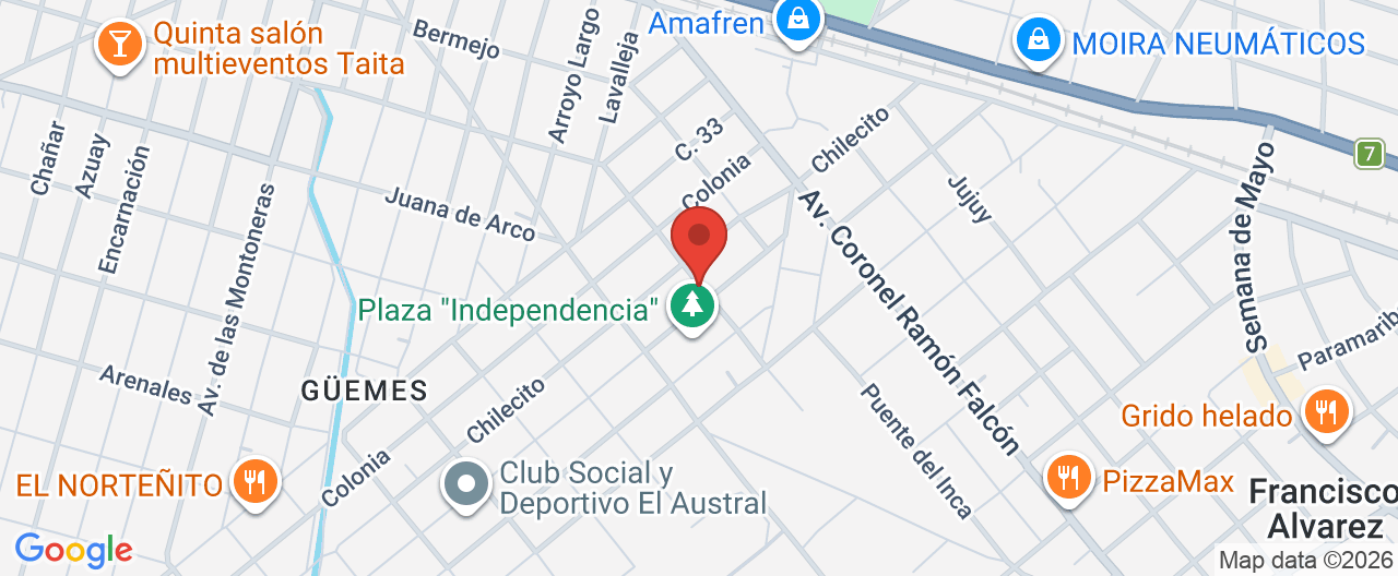 Mapa de la ubicación