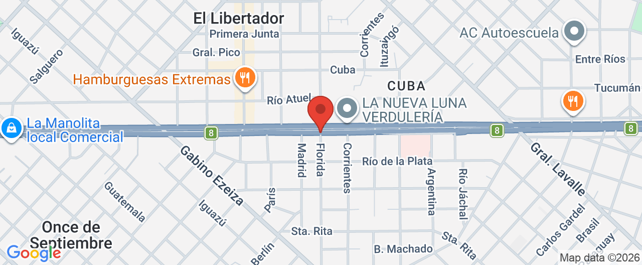 Mapa de la ubicación