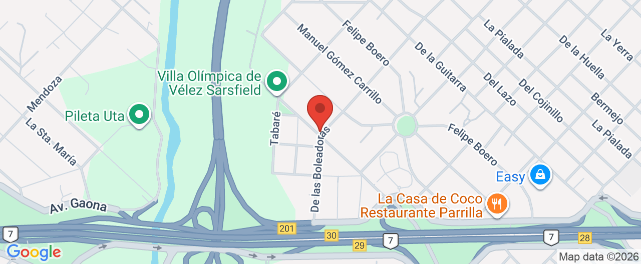 Mapa de la ubicación