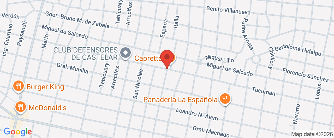 Mapa de la ubicación