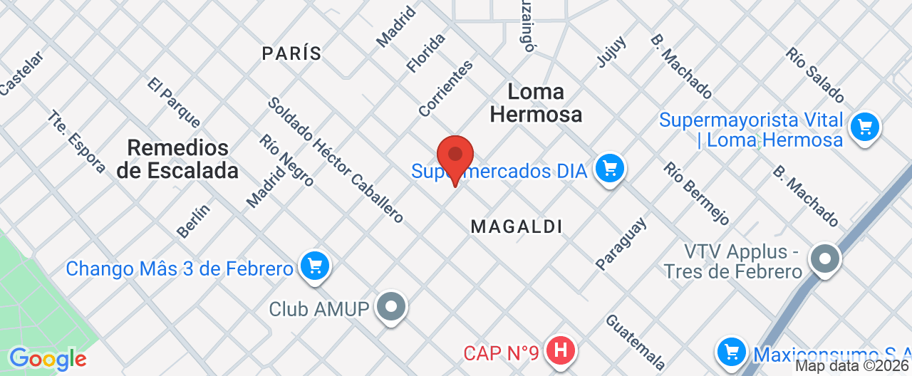 Mapa de la ubicación
