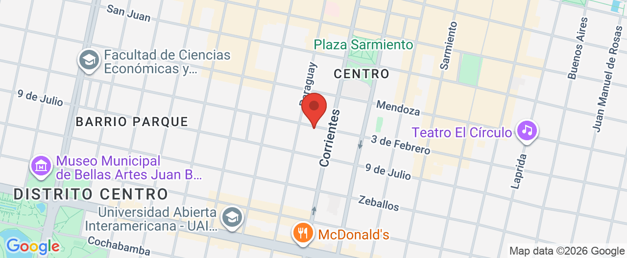 Mapa de la ubicación