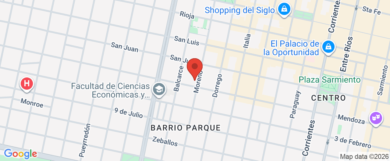 Mapa de la ubicación