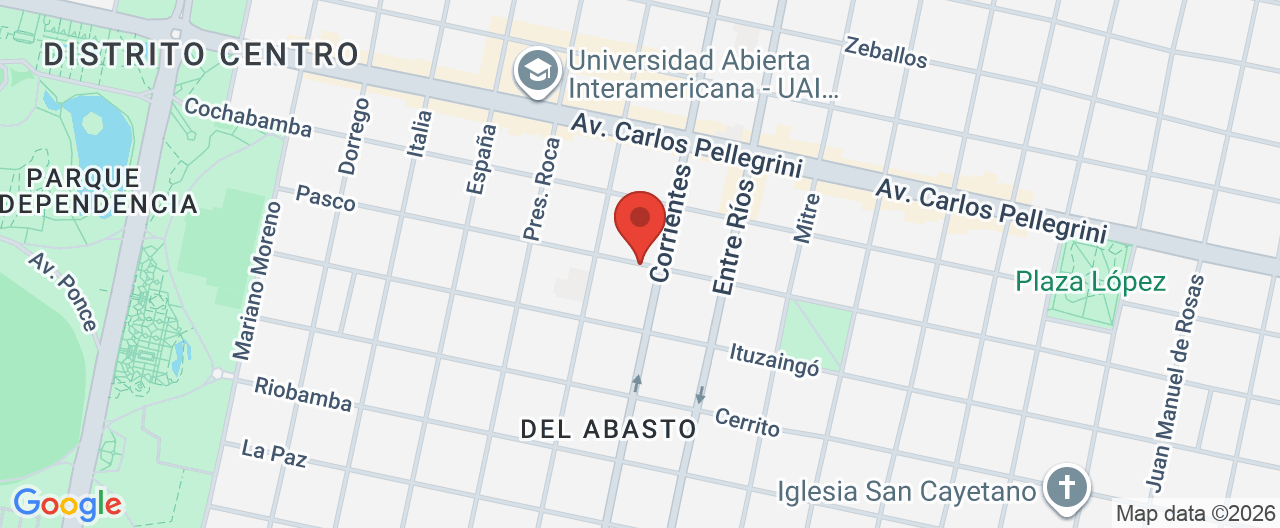 Mapa de la ubicación