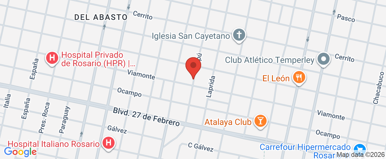 Mapa de la ubicación
