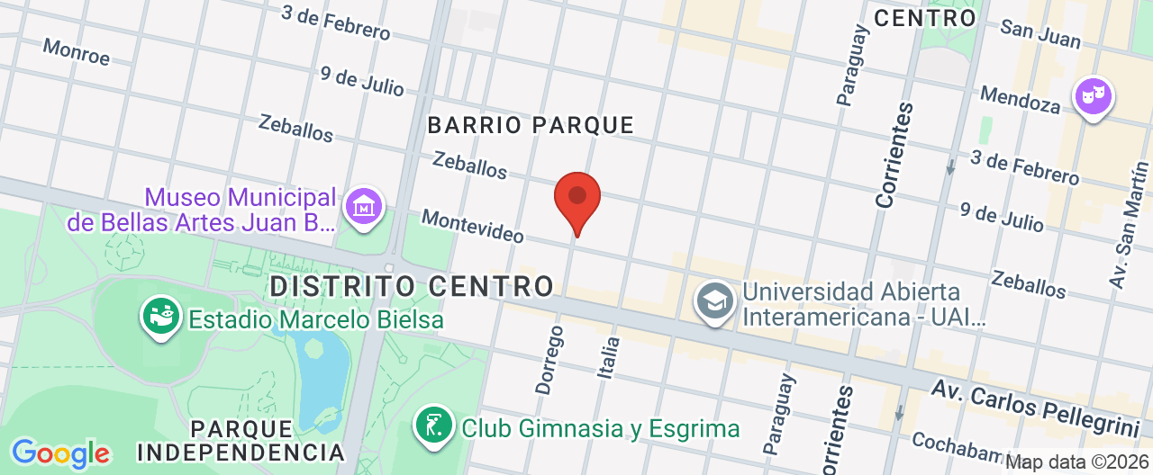 Mapa de la ubicación