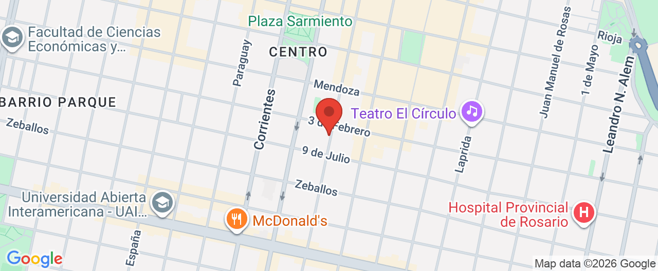 Mapa de la ubicación