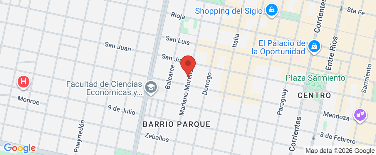 Mapa de la ubicación