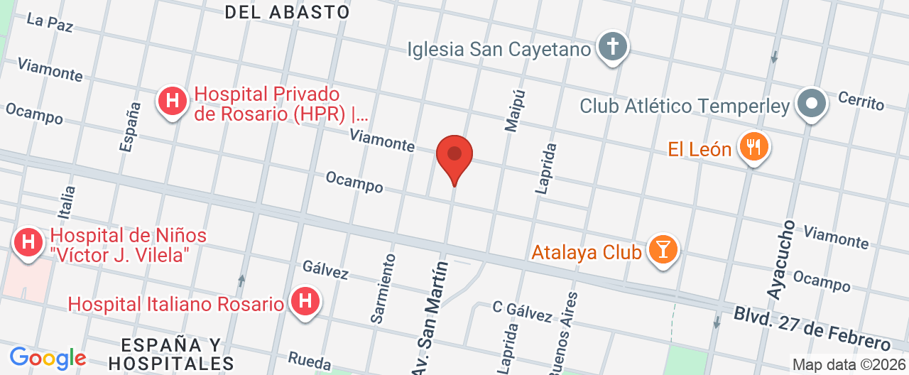 Mapa de la ubicación