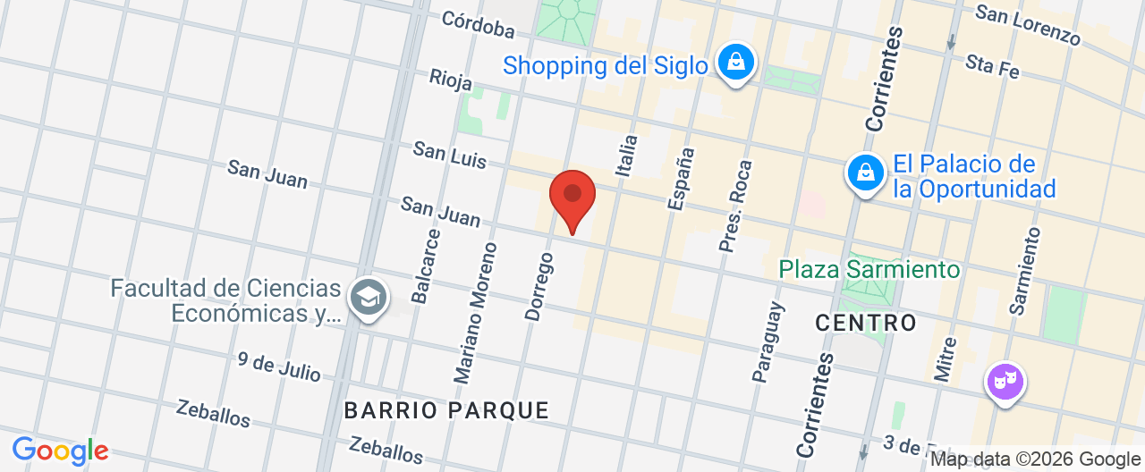 Mapa de la ubicación