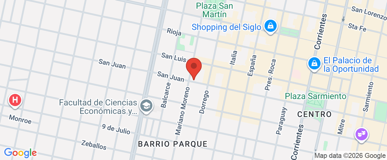 Mapa de la ubicación