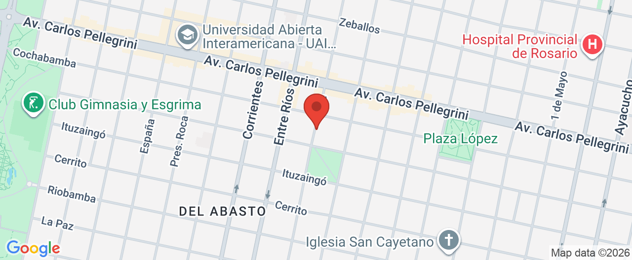 Mapa de la ubicación