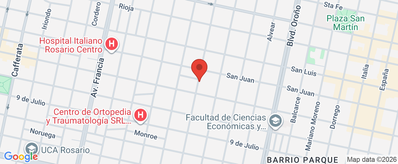 Mapa de la ubicación