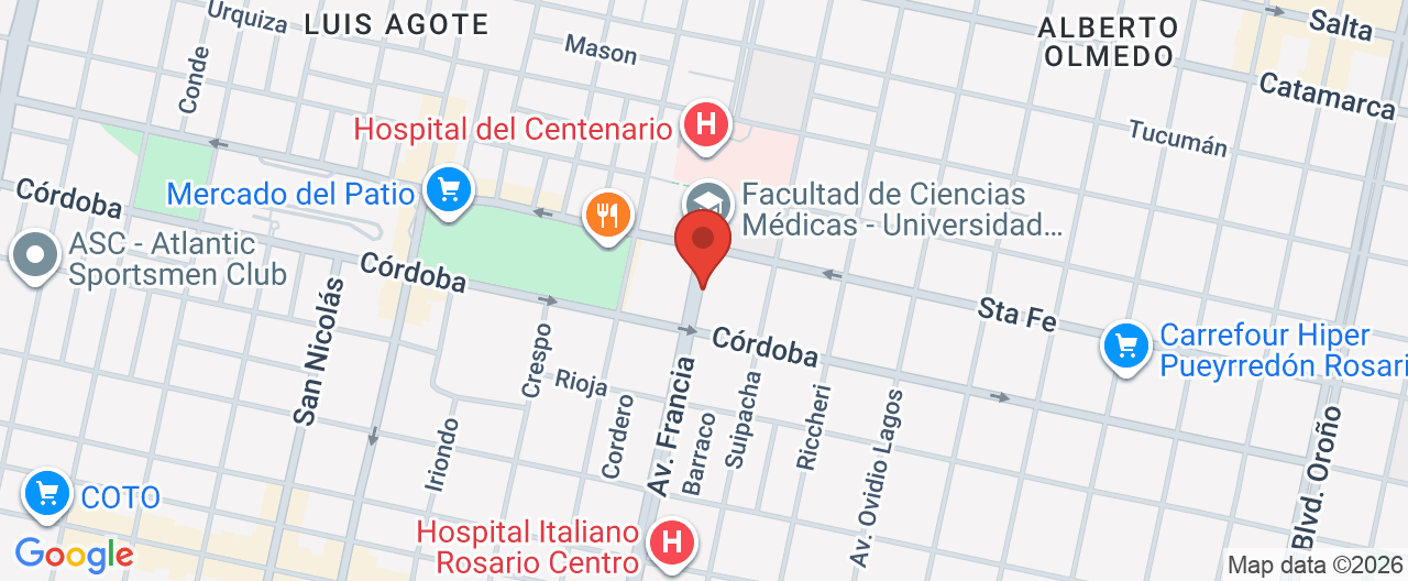 Mapa de la ubicación