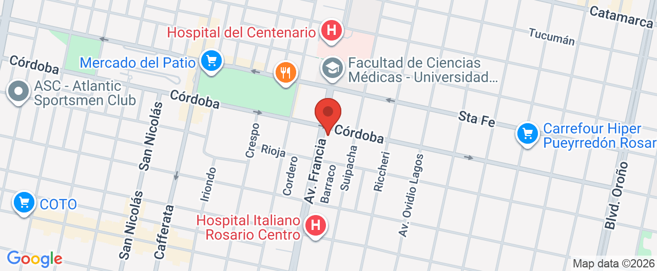 Mapa de la ubicación