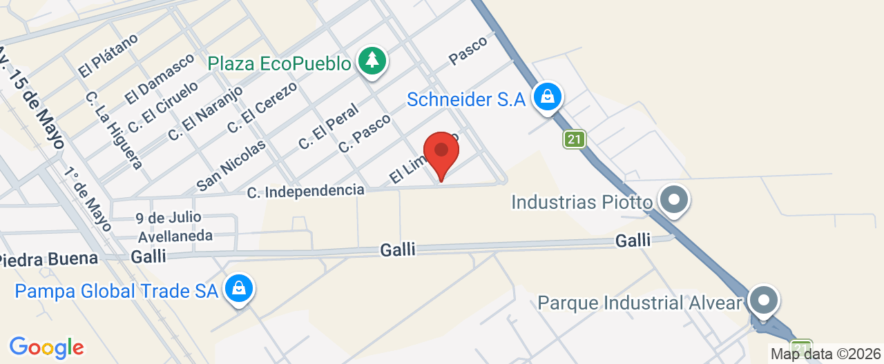 Mapa de la ubicación