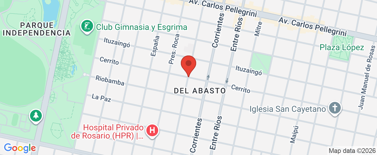 Mapa de la ubicación