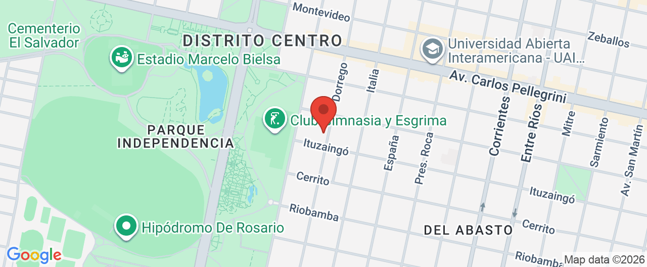 Mapa de la ubicación