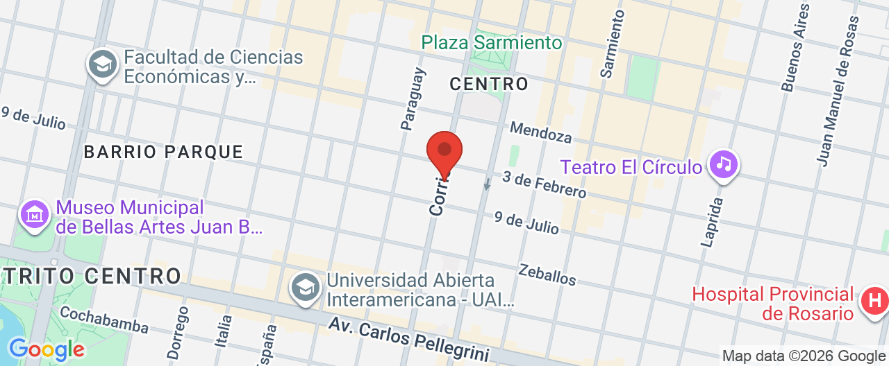 Mapa de la ubicación