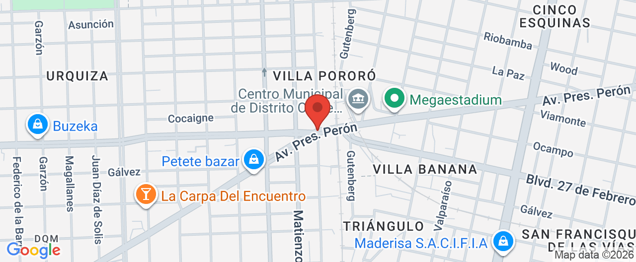 Mapa de la ubicación