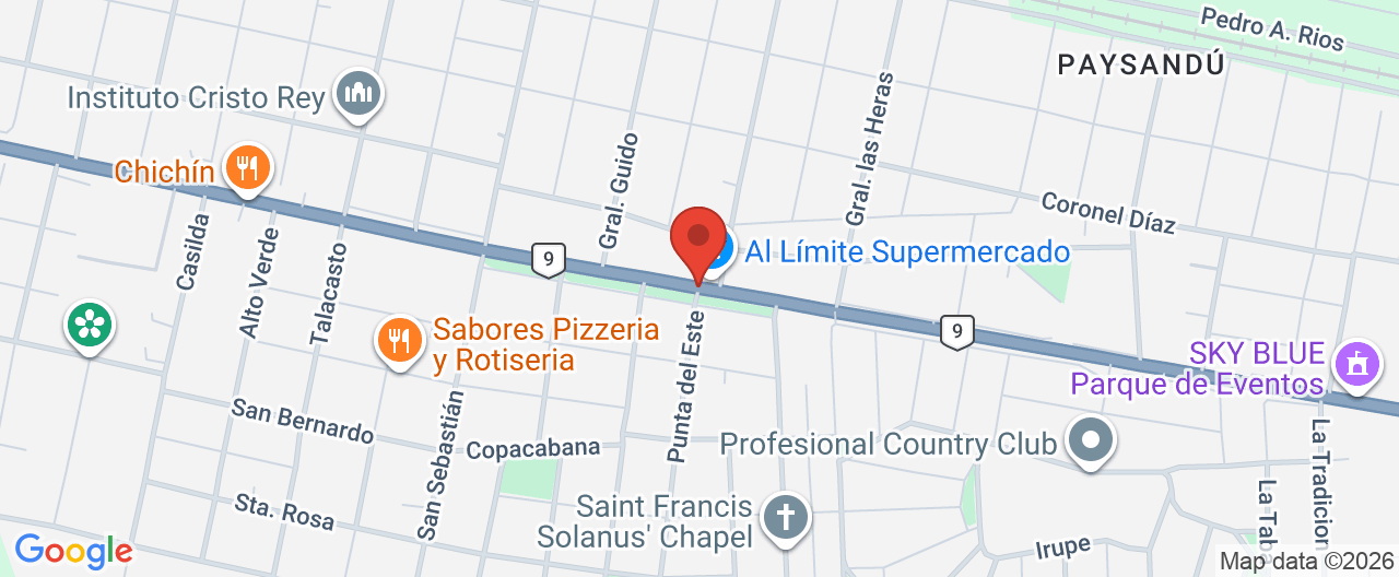Mapa de la ubicación