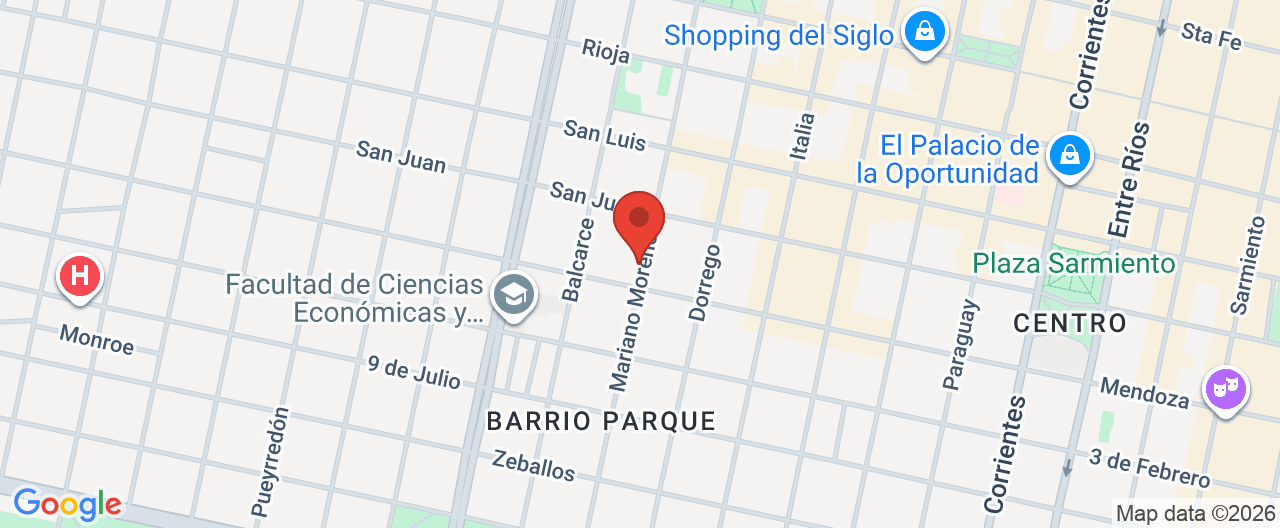 Mapa de la ubicación