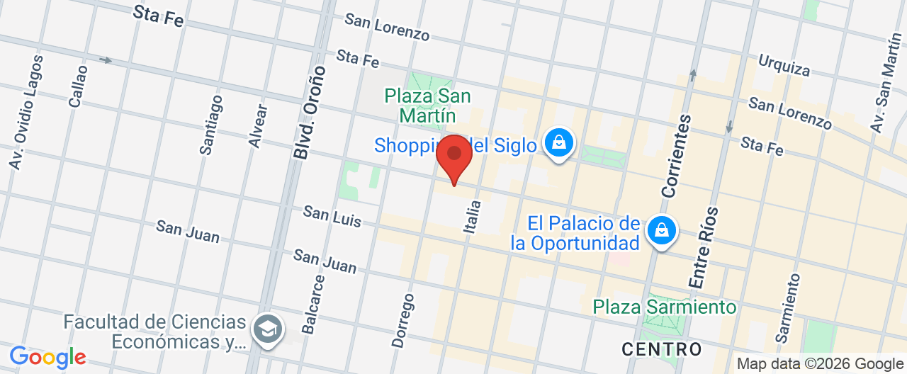 Mapa de la ubicación