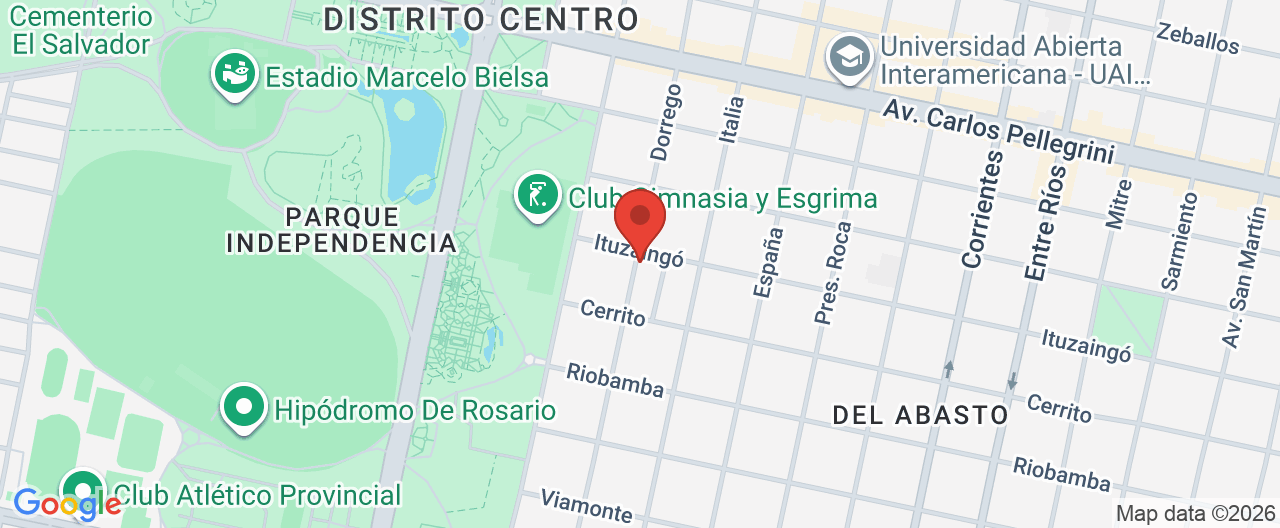 Mapa de la ubicación