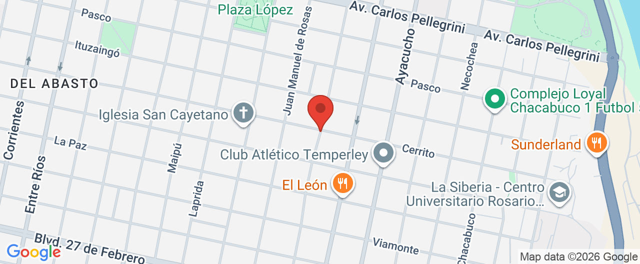 Mapa de la ubicación