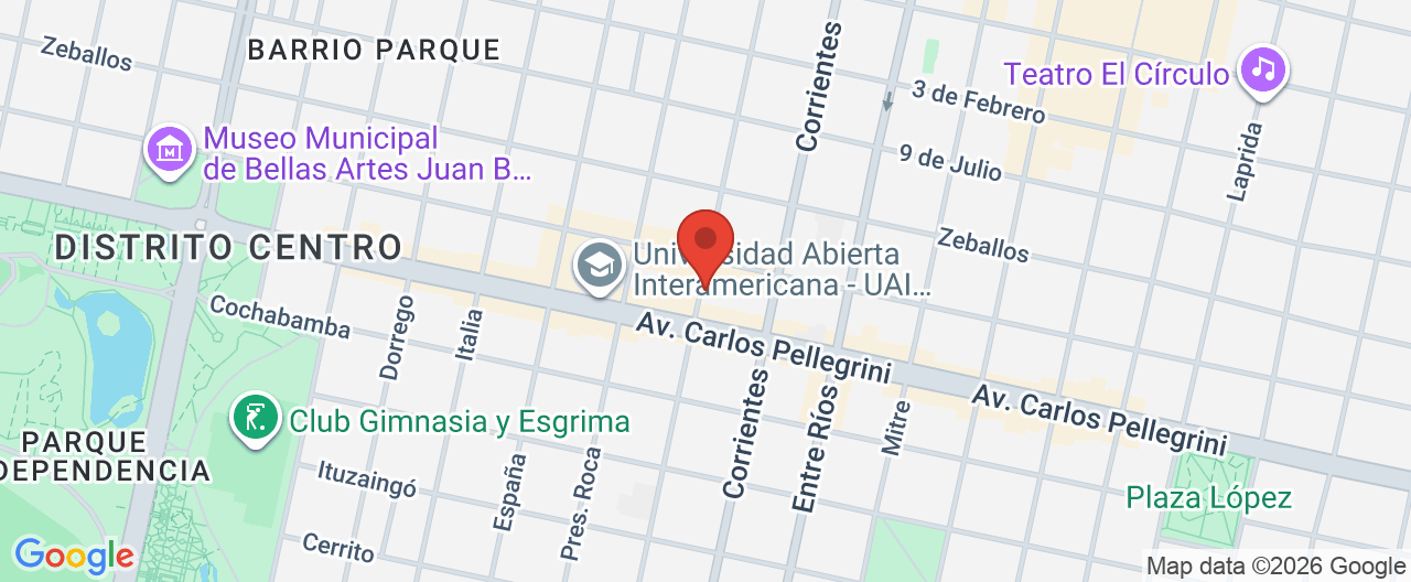 Mapa de la ubicación
