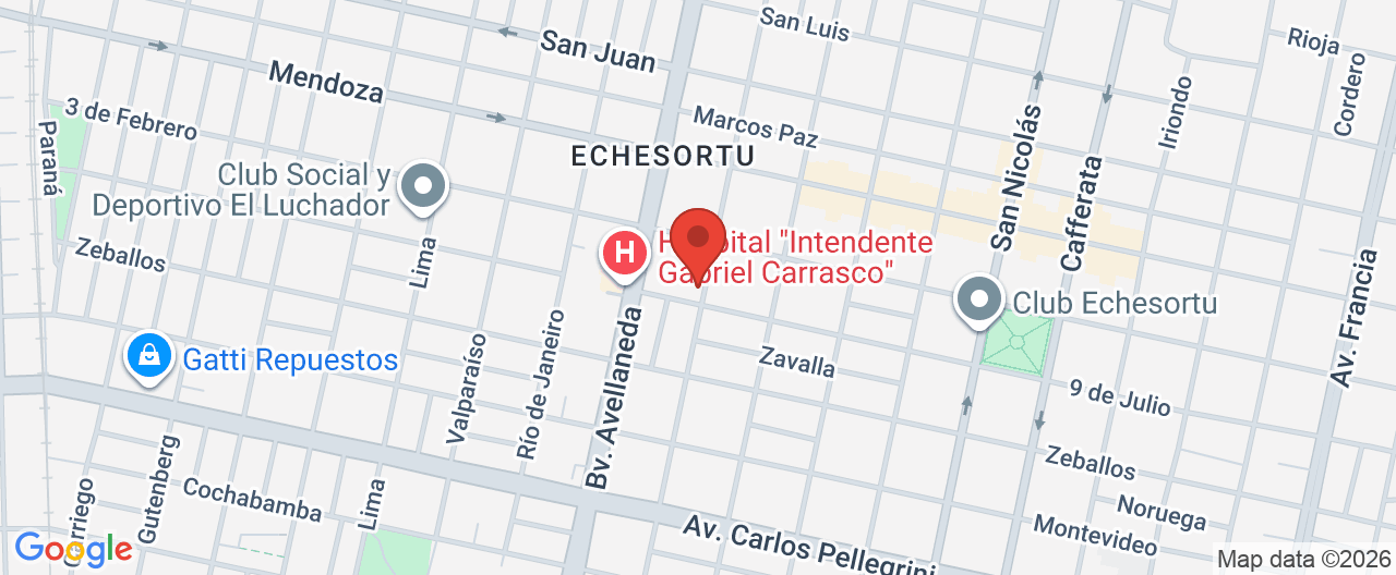 Mapa de la ubicación