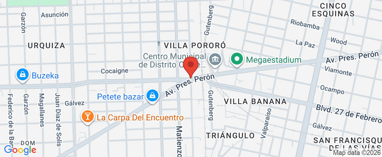 Mapa de la ubicación
